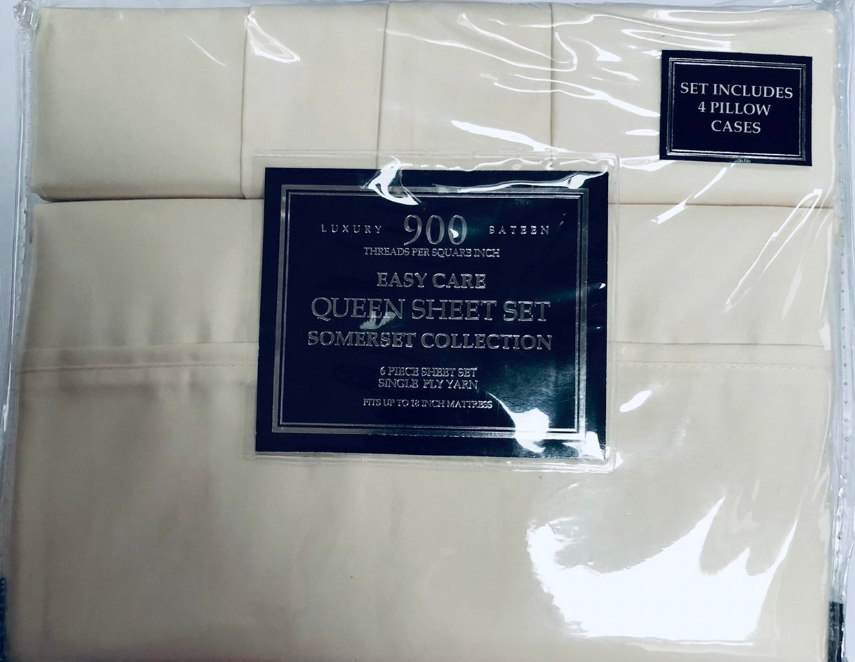 Queen bed sheets set