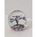 Multicolored Art Glass Flower Burst Paperweight Mazerski