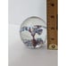 Multicolored Art Glass Flower Burst Paperweight Mazerski