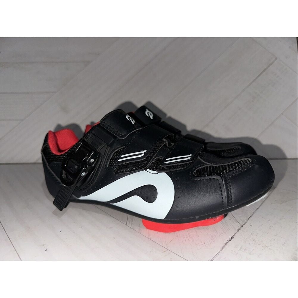 Peloton Cycling Shoes Bike Euro Size 40 USA Size 8.5 Women Men 7 Black & Red