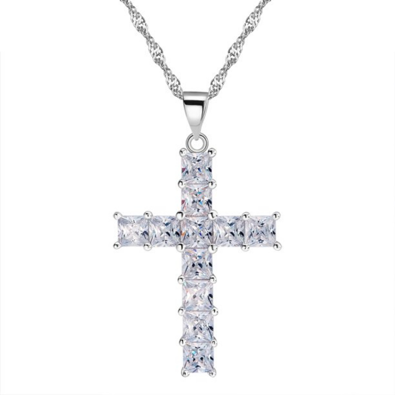Religious Cross Pendant Necklace