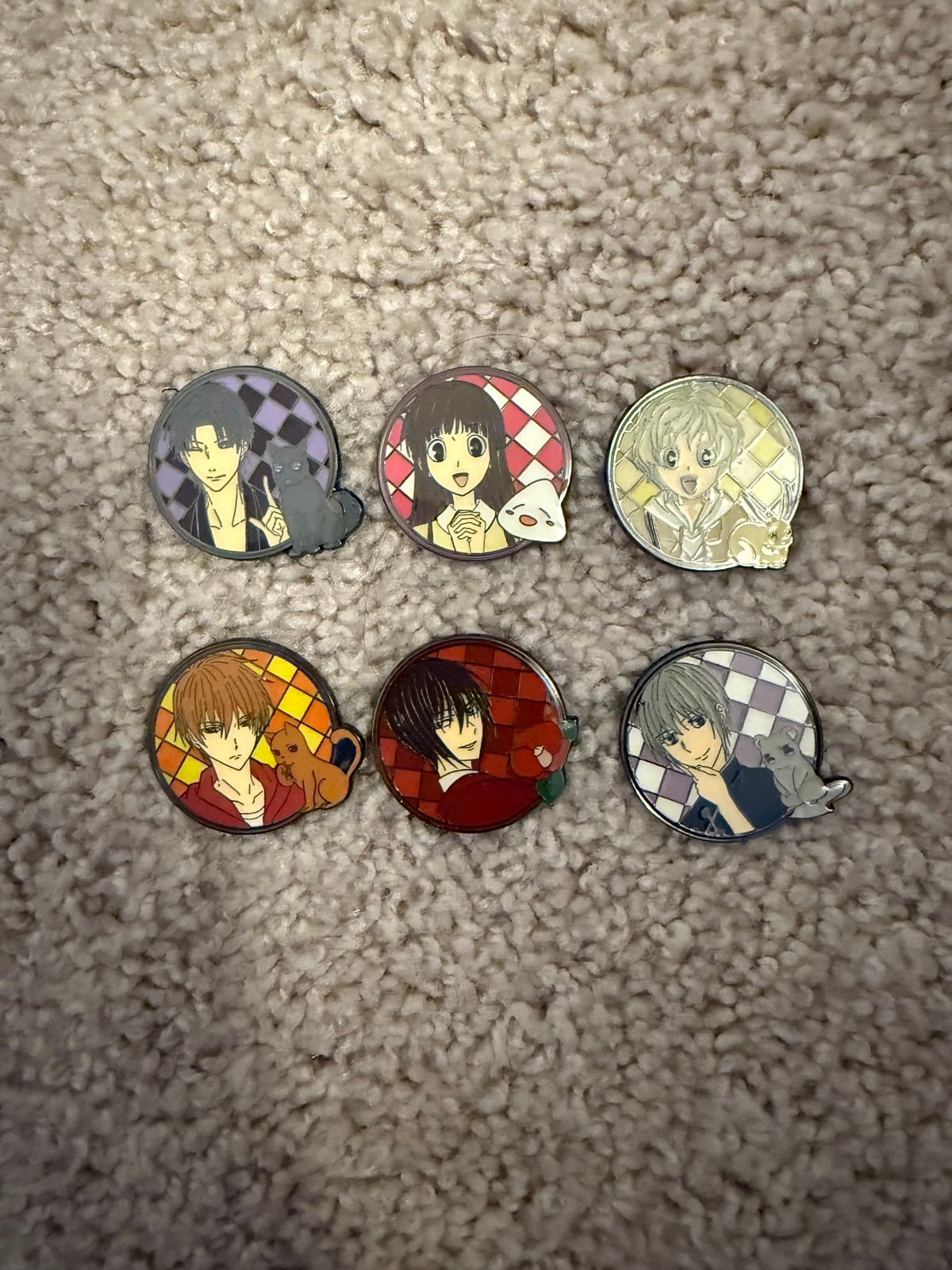 Fruits basket entire pin collection