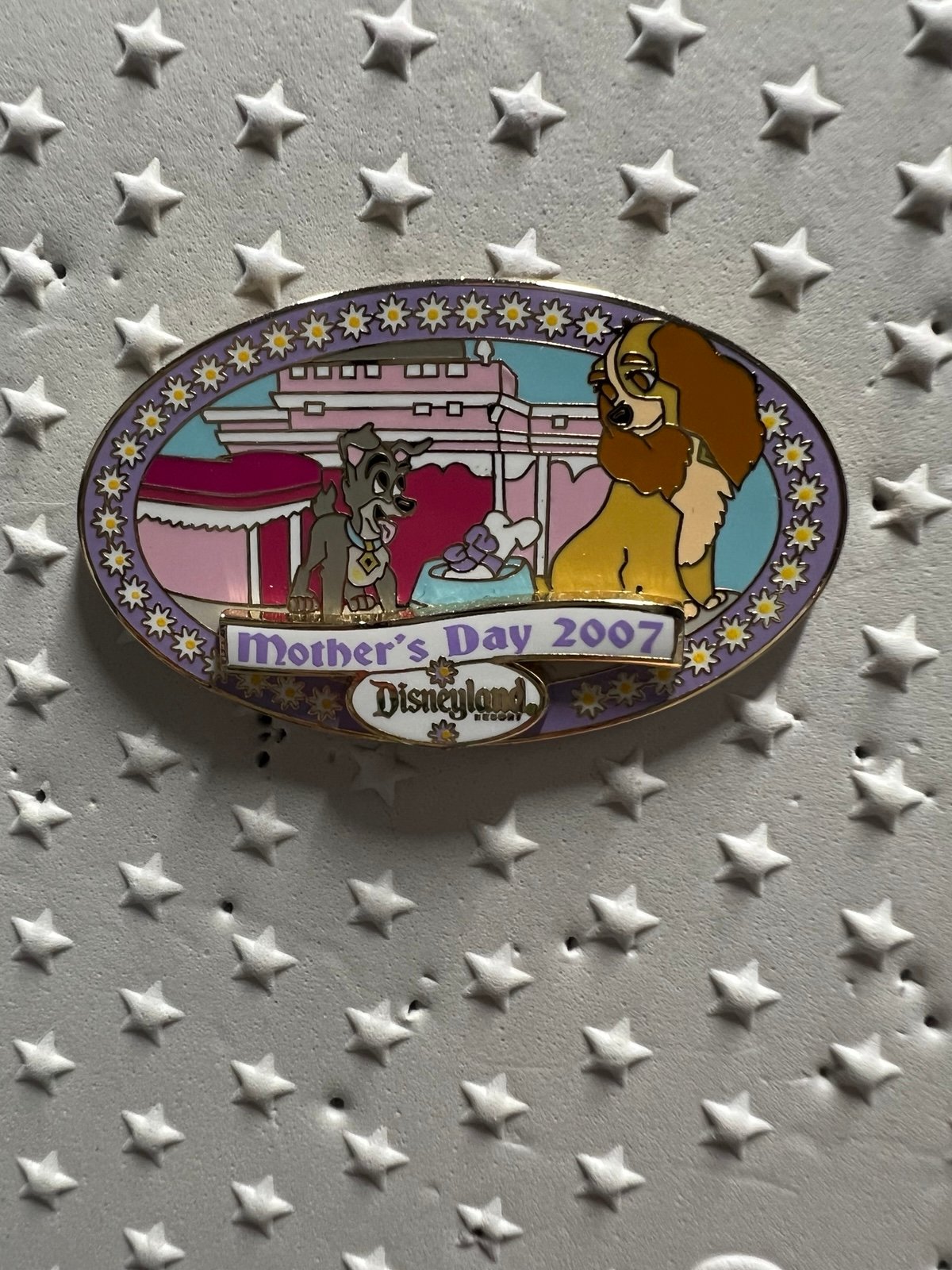 Disney Lady and the Tramp Mother’s Day 2007 LE 1000 Scamp Puppy Pin