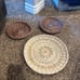 Set of 3 Handmade Hanging Wall Baskets