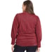 Lane Bryant Mock Neck Keyhole Top with Ruched Sides Women’s Plus Size 18/20