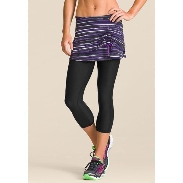 Athleta Painted Cuteness 2 In 1 Capri Sz Small