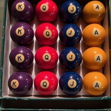 ARAMITH Premier Poker Billiard Pool Ball Set Saluc of Belgium 2 1/4 & More!