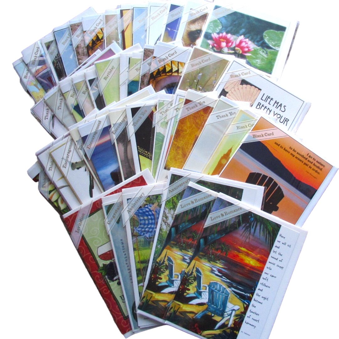Greeting Card Lot Trader Joes Birthday Blank Thank You