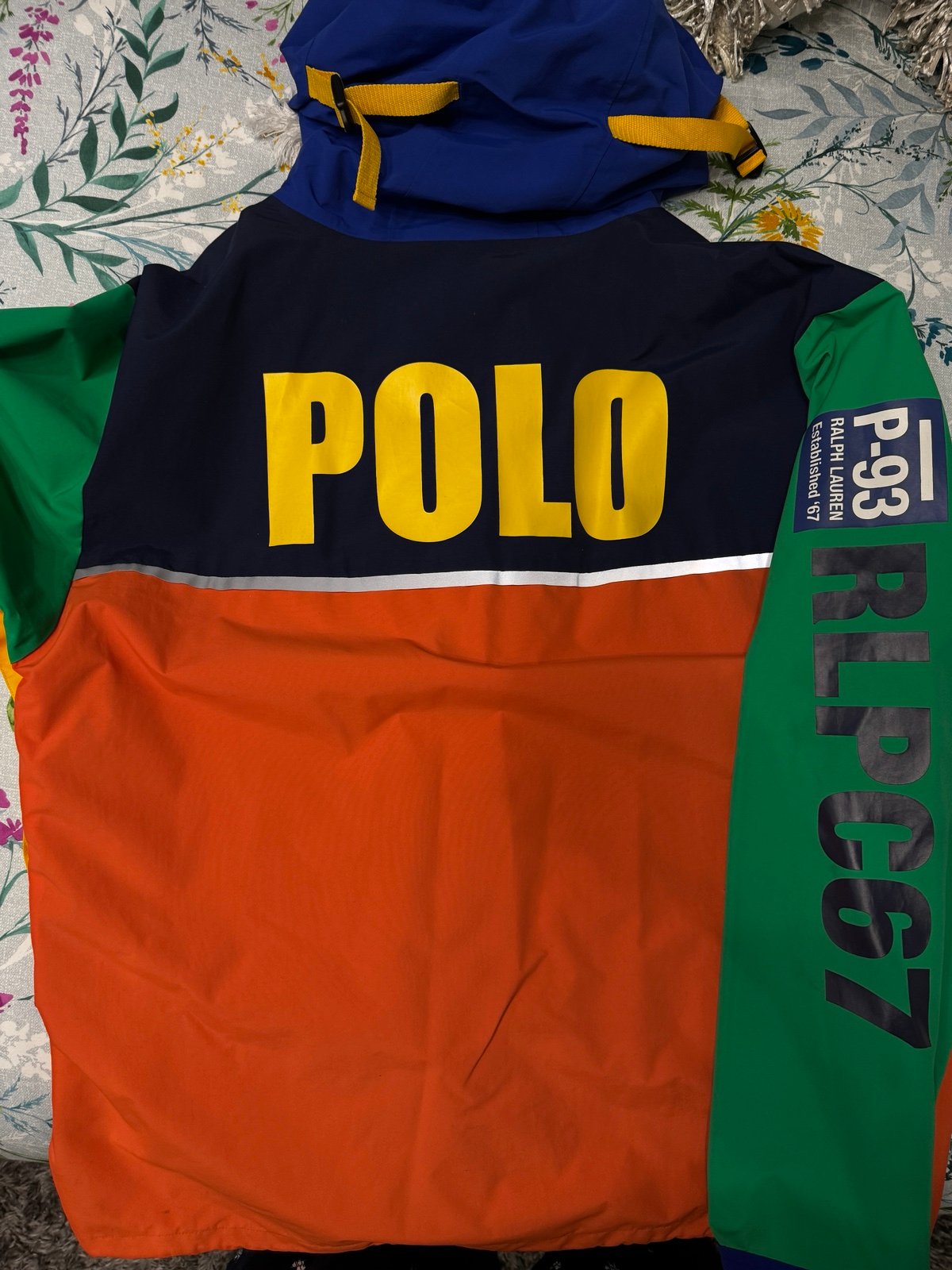Polo Nwt Polo Ralph Lauren P-93 RLPC 67 Polo Spellout Water-Repellent Jacket