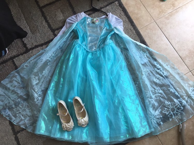 Frozen elsa singing dress + shoes