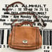 Vintage Fossil Leather Small Messenger Bag with Key Design