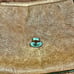 Vintage Fossil Leather Small Messenger Bag with Key Design
