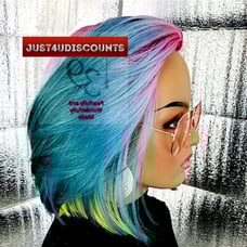 Color Explosion Celebrity bob wig