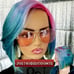 Color Explosion Celebrity bob wig