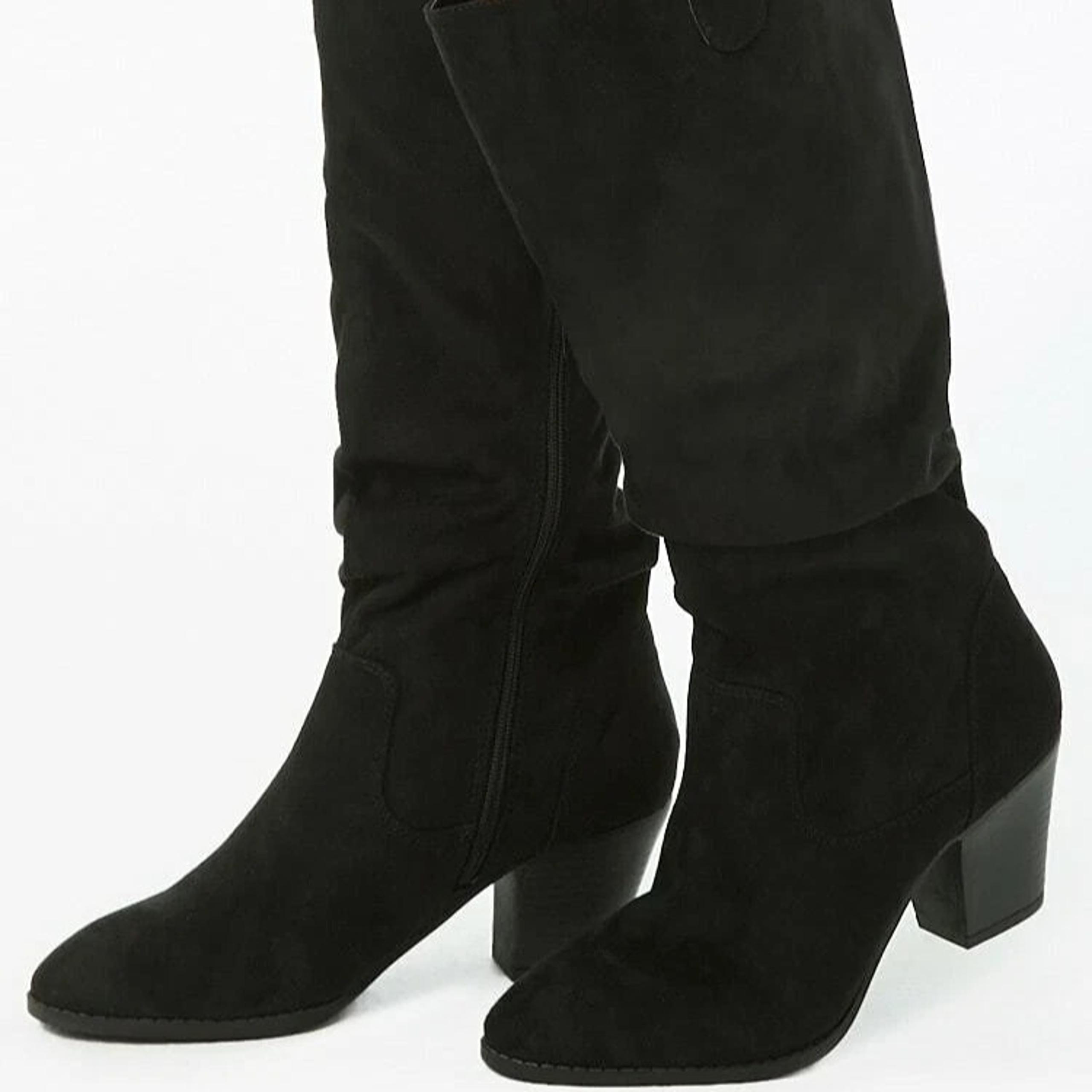 BRAND NEW FOREVER 21 FAUX SUEDE FESTIVAL ALL SIZES COWBOY BOOTS 5.5