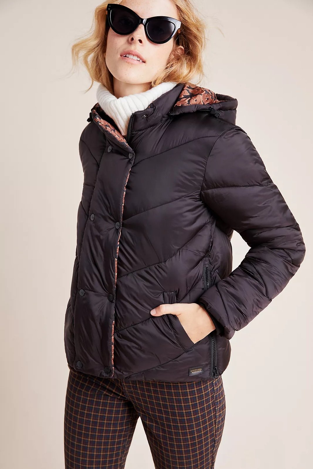 NEW Anthropologie Scotch & Soda Quilted Puffer Jacket