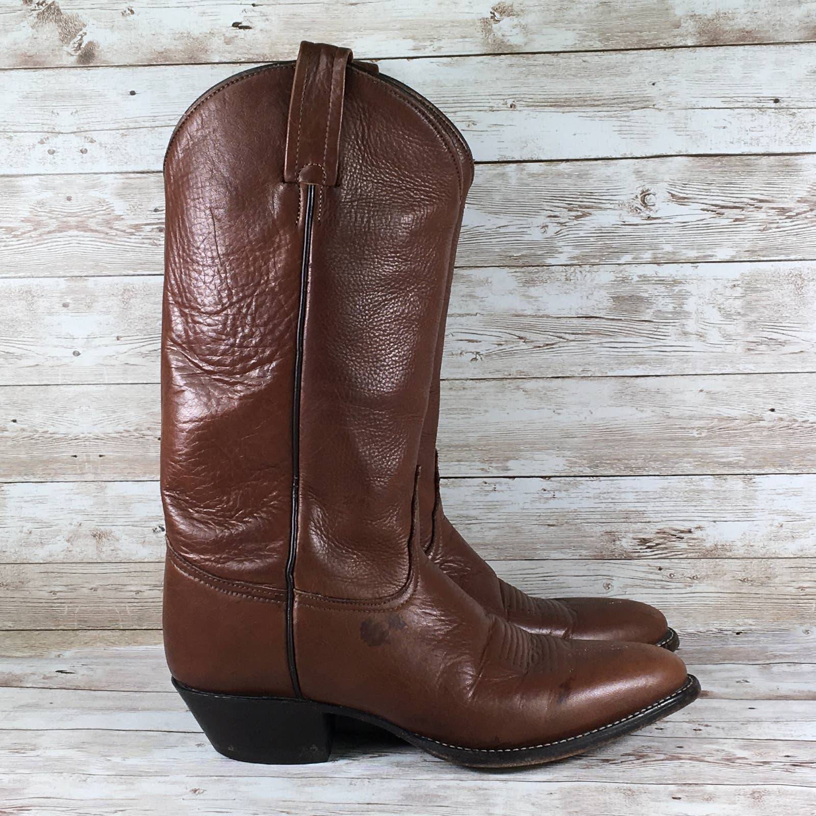 Tony Lama Western Cowboy Boot Mens 7.5