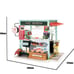 Robotime DIY House Ice Cream Station Furniture Miniature Wooden Dollhouse