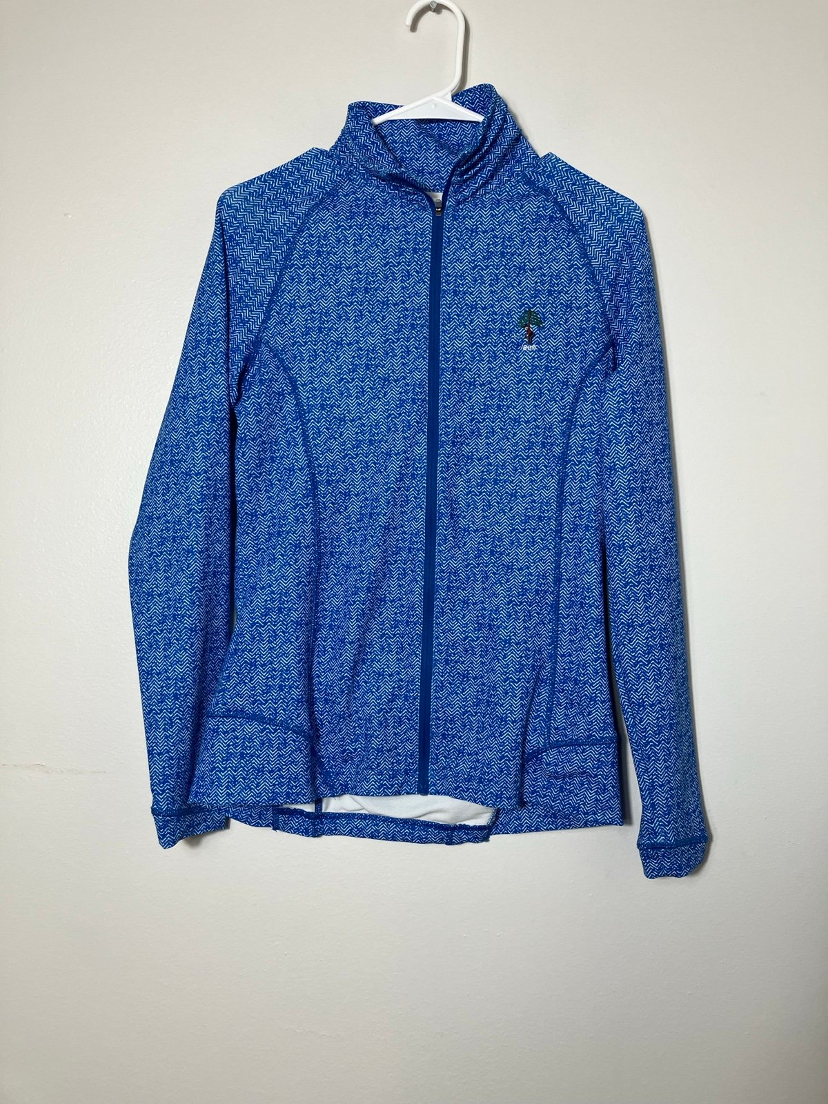 Peter Millar Jacket Women Small Full Zip Mock Neck Long Sleeve Golf Athletic