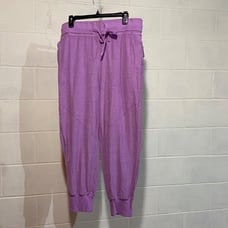 Free People Movement Women Radiant Jogger Purple Comfy Terry Loungewear Athletic