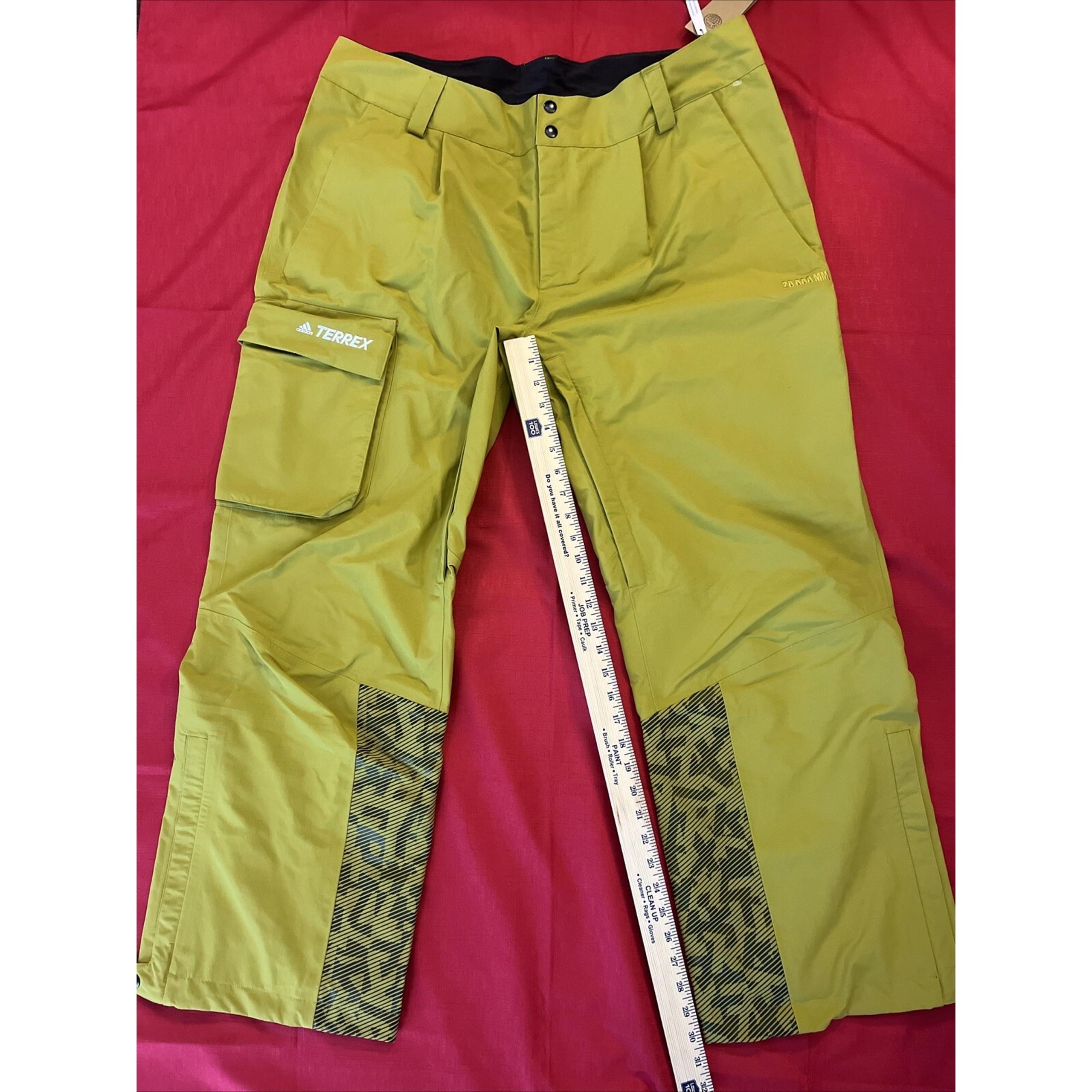 XL Mens - Adidas Pants Terrex 2 Layer Insulated Snow Tech Tracksuit Bottoms