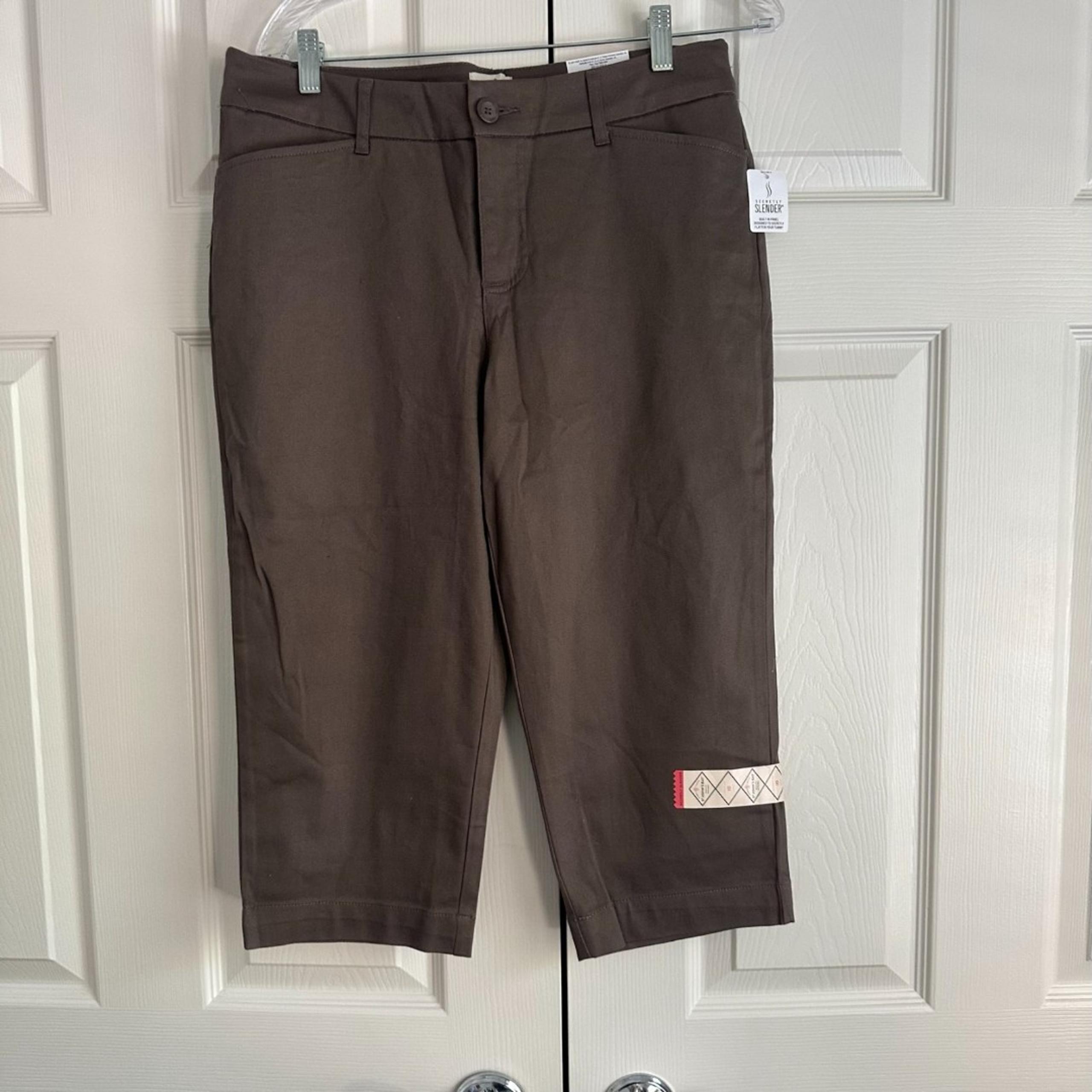 St John's Bay Crop Slender Pants Women's Size 10 New