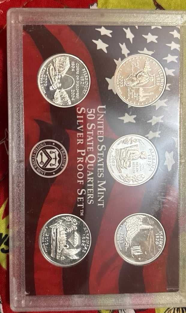 United States mint stated quarters