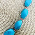 Home Handmade Light blue Turqoise Butterfly necklace