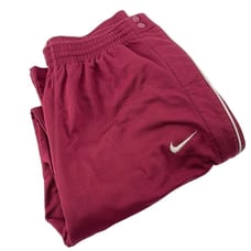 Vintage Team Nike Basketball Breakaway Warmup Full Snap Pants Mens Large Maroon