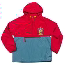Wizarding World of Harry Potter Red & Gold Gryffindor Hooded Rain Jacket Mens XS