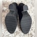 Zamagni Black Suede Fur Lined Slip-On Mules Slides Chunky Block Heel Sz 38