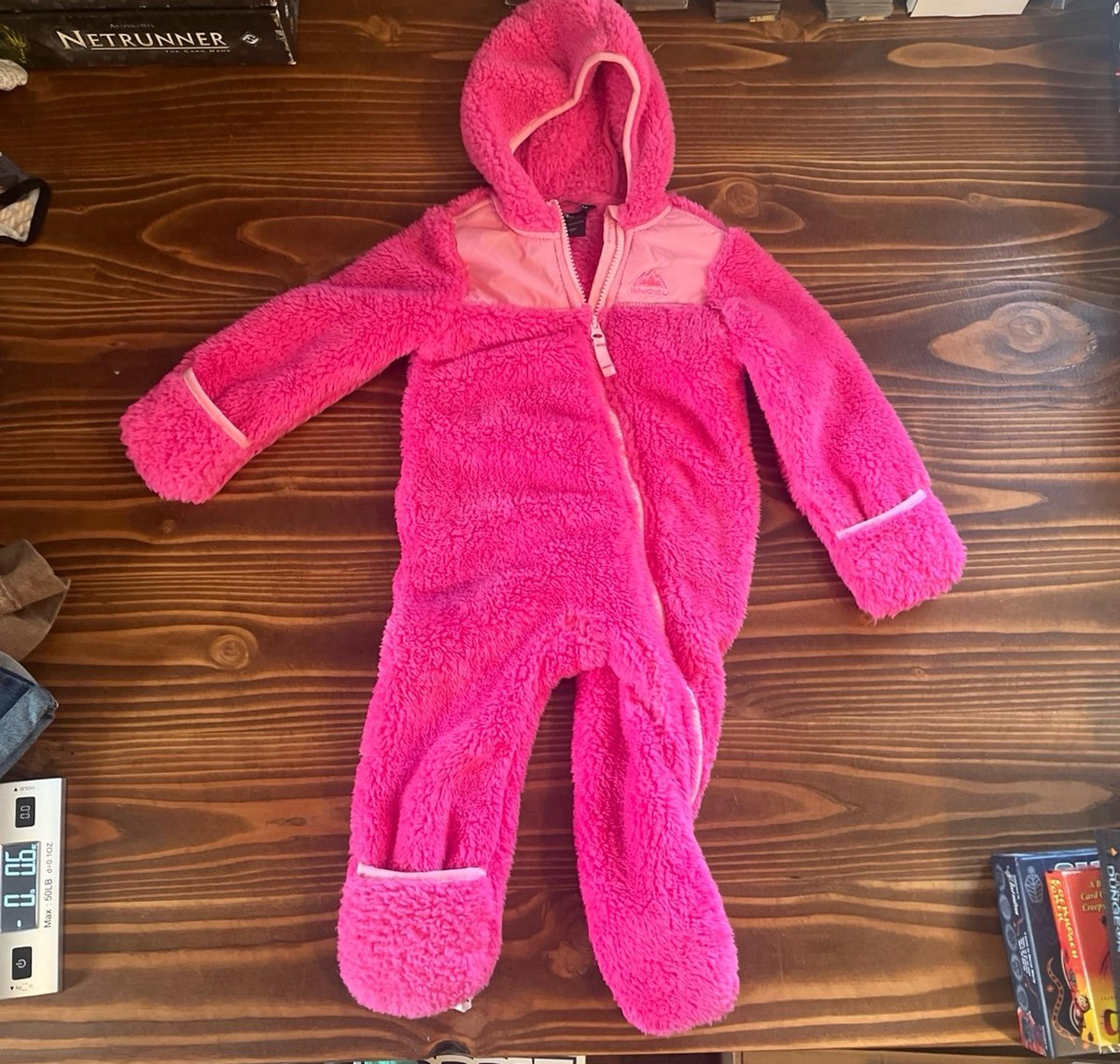 Baby / Toddler Pink Snozu one piece winter suit (18mo)