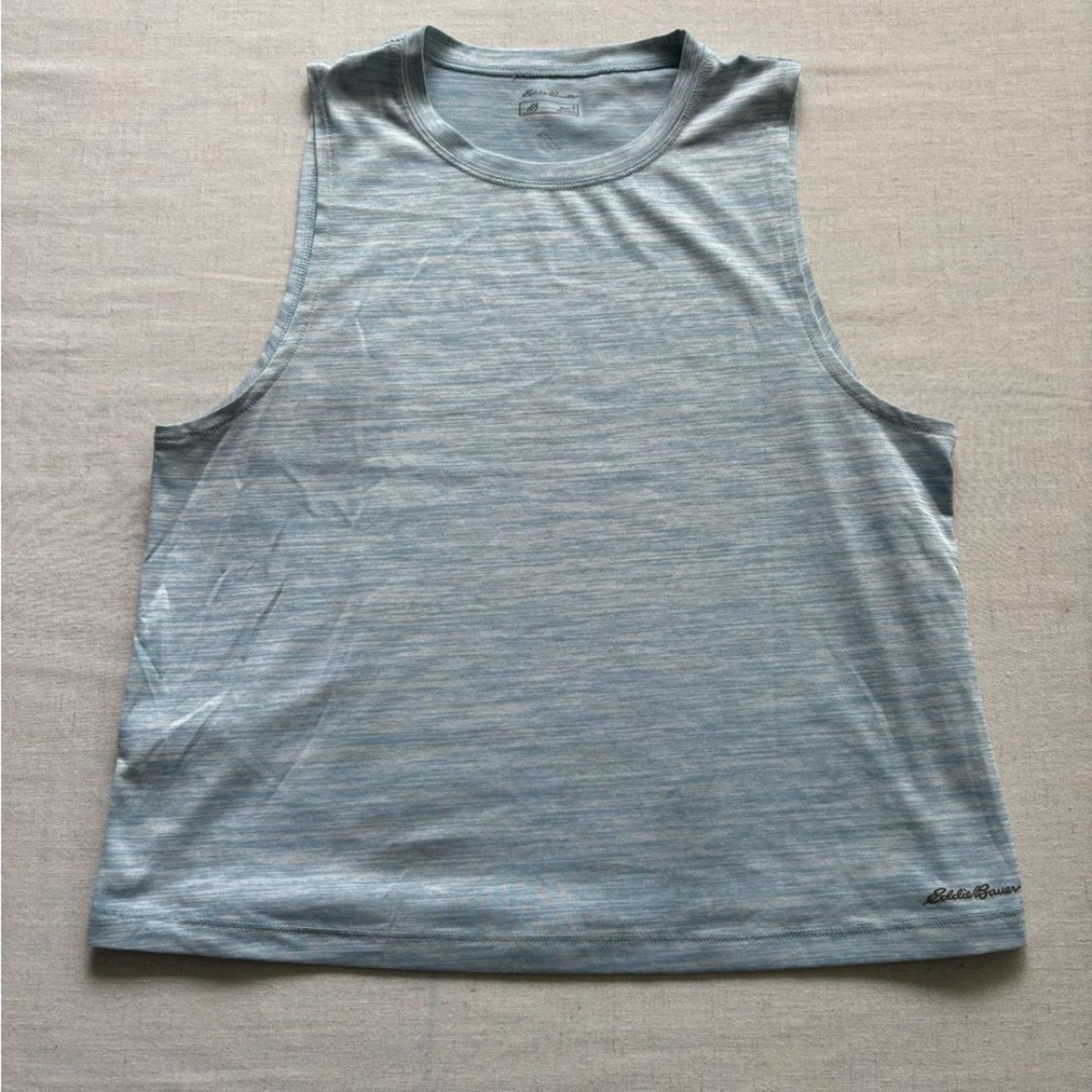 Eddie Bauer Women’s Blue Sleeveless Active Tank Top S | Gym Quickdry
