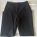 Chico’s Black Label 4 Pants Slit Split Hem in black front & back pockets zip fly
