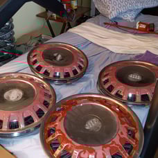 14 audi hubcap set