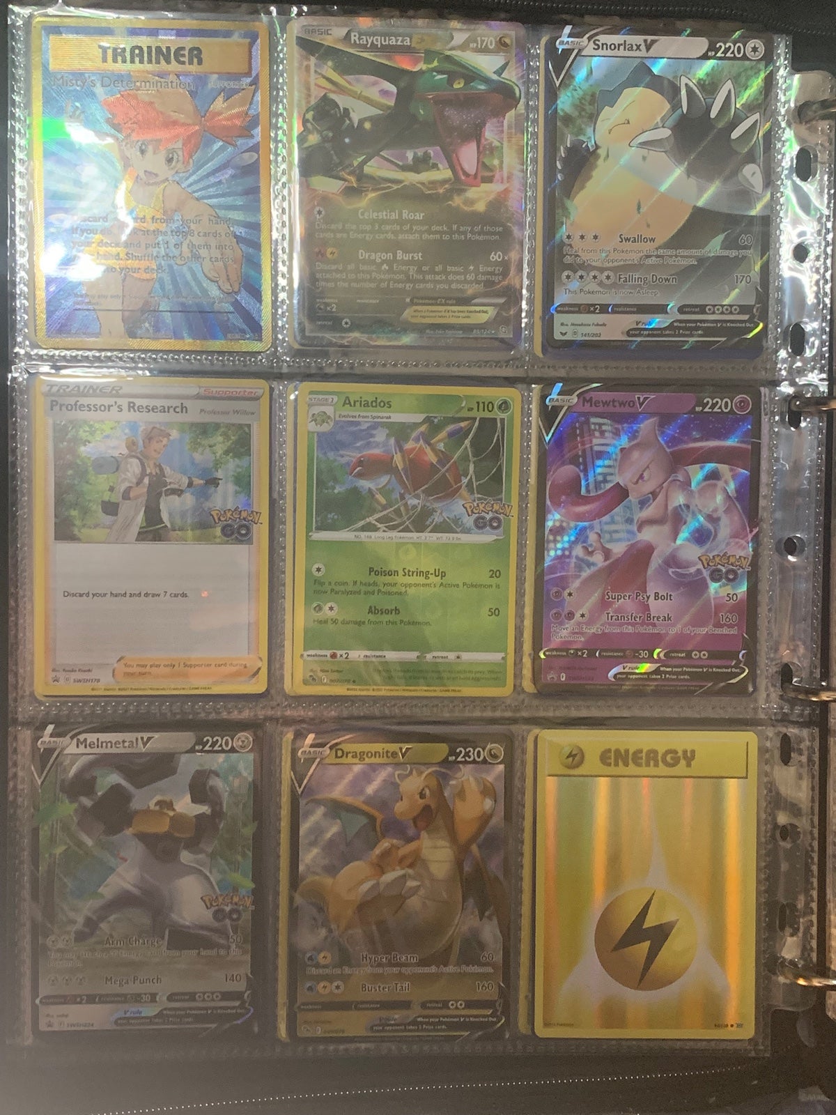 108 rare and holo Pokémon cards