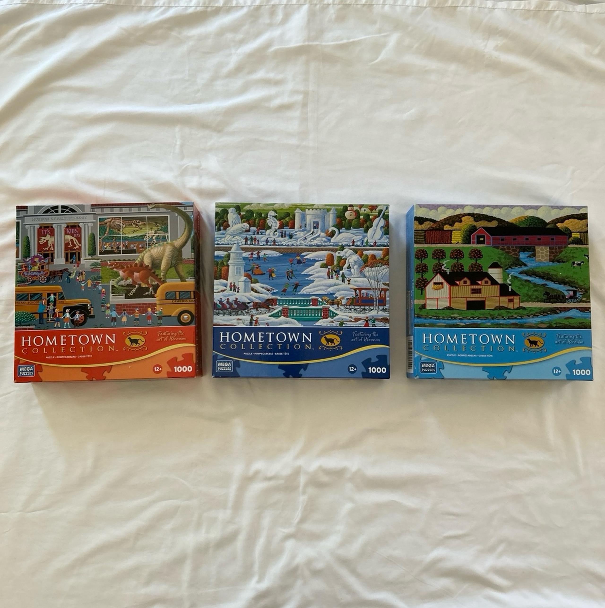 Brand New Hometown Collection Puzzle 1000 pieces set