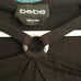 Bebe Logo Open Collar Cutout Top