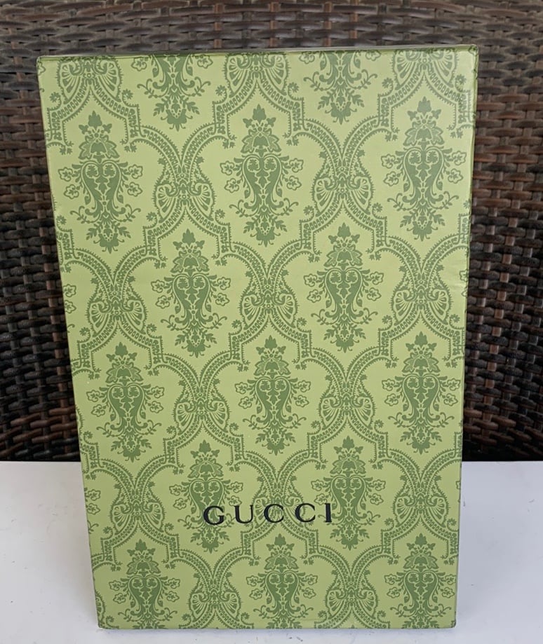 Gucci Angelina Platform Slide Sandal in Beige GG Canvas