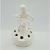 Antique Coronet Flower Frog White Porcelain Dancing Ballerina Girl Germany RARE