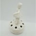 Antique Coronet Flower Frog White Porcelain Dancing Ballerina Girl Germany RARE