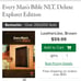 Every Man's Bible NLT Deluxe Explorer Edition new in box leather like brown