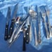 Flatware Stainless steel knives spoons and forks