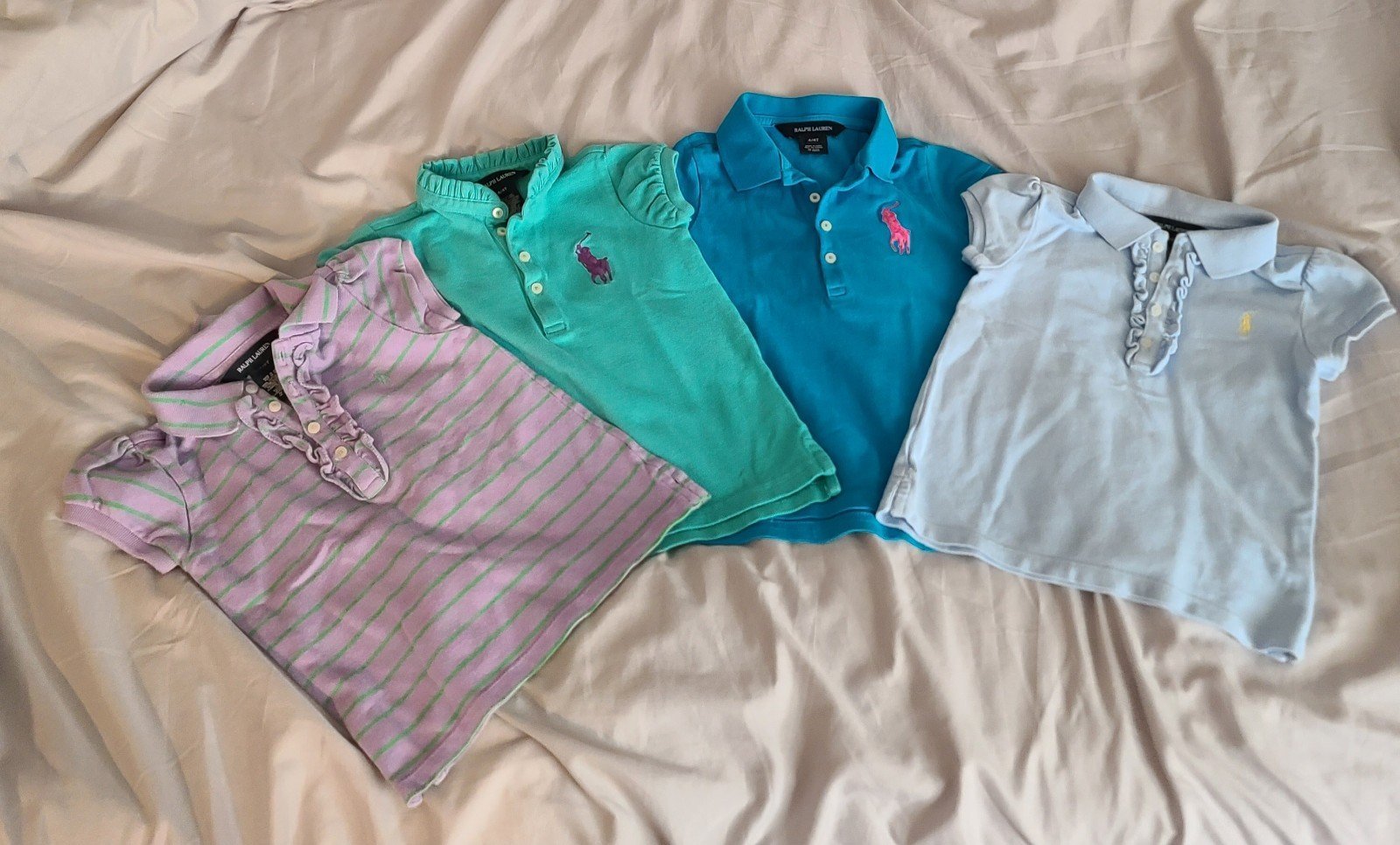 RALPH LAUREN Girls Polo Lot 4T