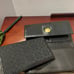Coach Checkbook Wallet Black trifold