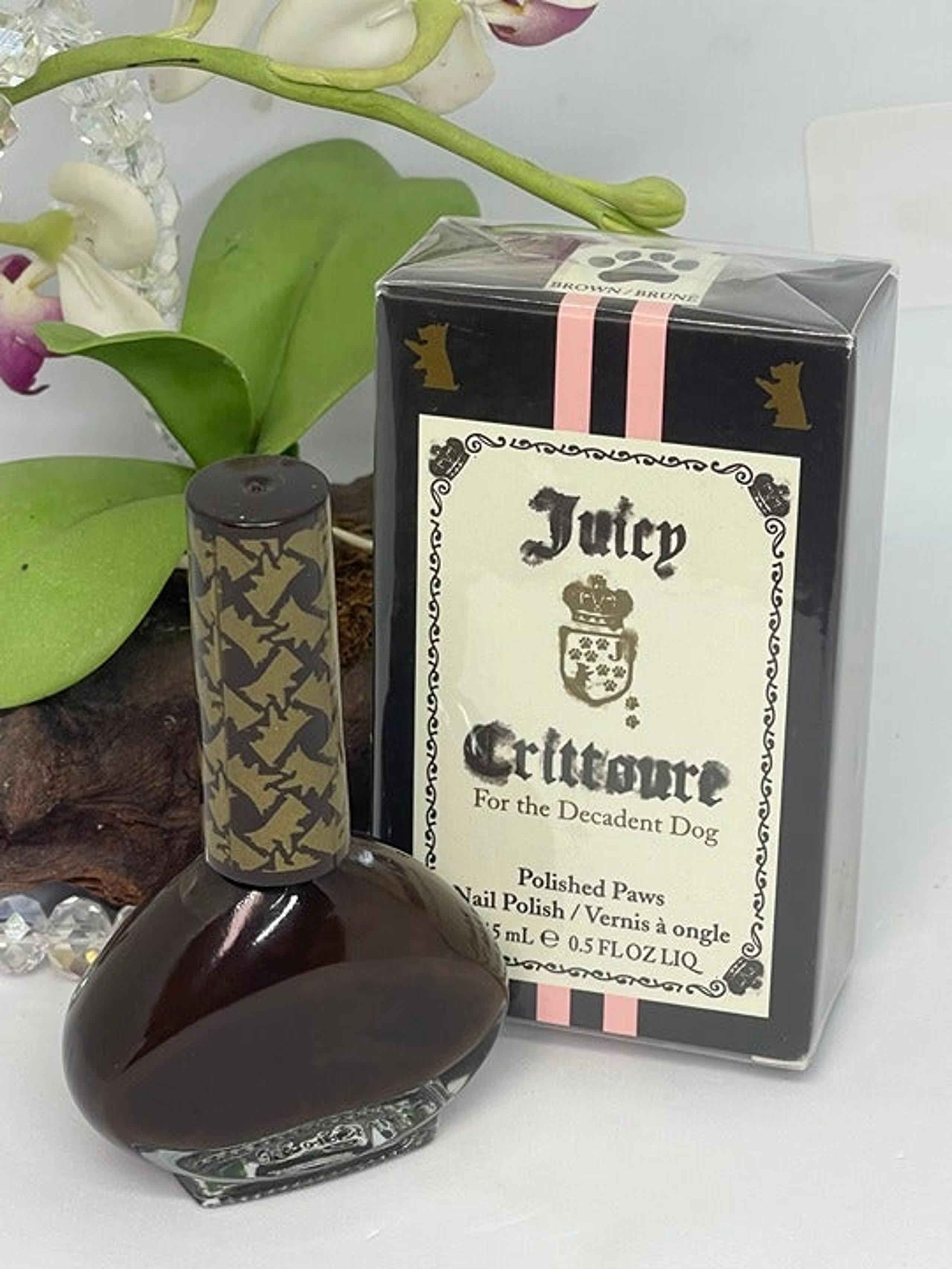 Juicy Crittoure Juicy Couture Polished Paw Nail Polish for Dogs-Brown-New in Box