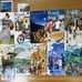 30 issues of Shogo Hamada fan club newsletter (issues 190-219) + 5 storage files