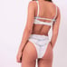 NWT For Love & Lemons Eyelet Thong Panty XXS