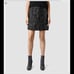 AllSaints Leather Black skirt NEW