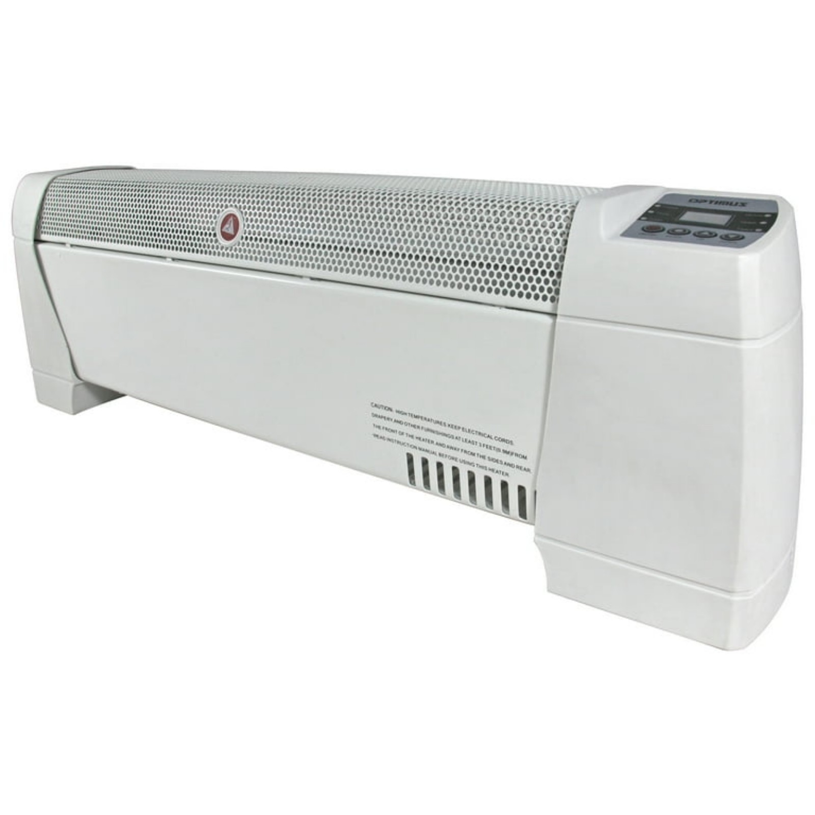 Optimus 30 in. Baseboard Convection Heater with Digital Display and Thermostat